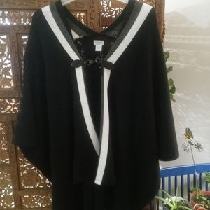 NWT sweater poncho